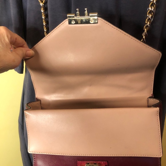 Michael Kors Red and Cream Satchel with Gold Hardware - Picture 7 of 16